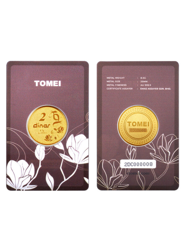 TOMEI [2 Dinar] Gold Coin I Fine Gold 9999