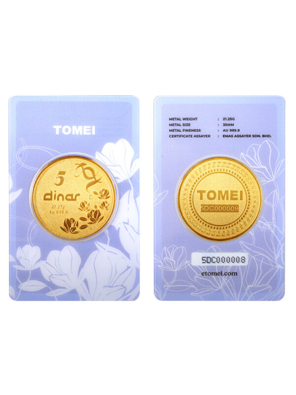 TOMEI [5 Dinar] Gold Coin I Fine Gold 9999