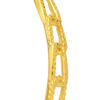 TOMEI Twisted Clip Bangle, Yellow Gold 916