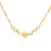 TOMEI Scintillating Beads Necklace, Yellow Gold 916