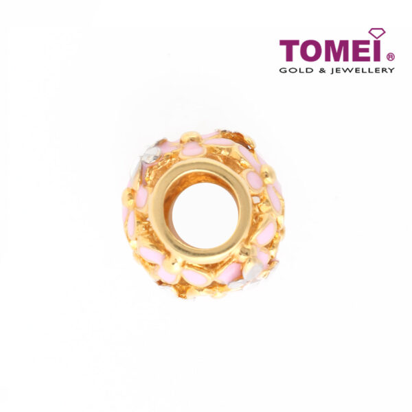 TOMEI Sweet Floral Charm, Yellow Gold 916