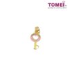 TOMEI The Giving Key of Love 2-Way Charm, Yellow Gold 916