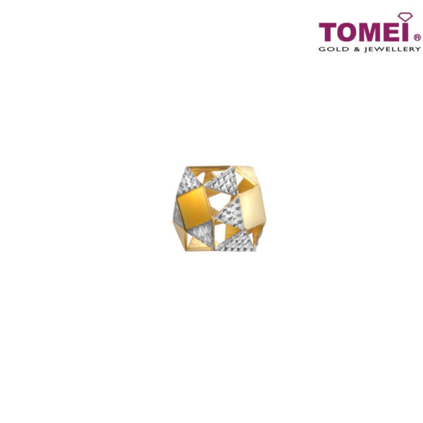 TOMEI Splendent in Symmetry Charm, Yellow Gold 916