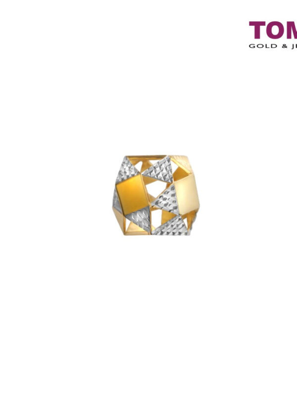TOMEI Splendent in Symmetry Charm, Yellow Gold 916