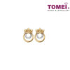 TOMEI Sweet Petite Earrings, Yellow Gold 916 (9Q-YG1185E-2C) (2.47G)