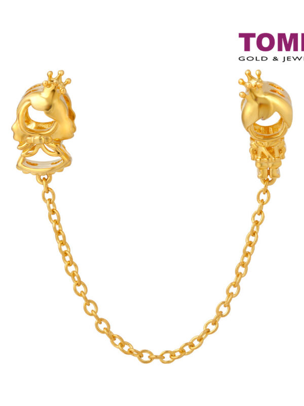 TOMEI Prince & Princess Charm, Yellow Gold 916