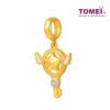 TOMEI The Angel's Key Charm, Yellow Gold 916