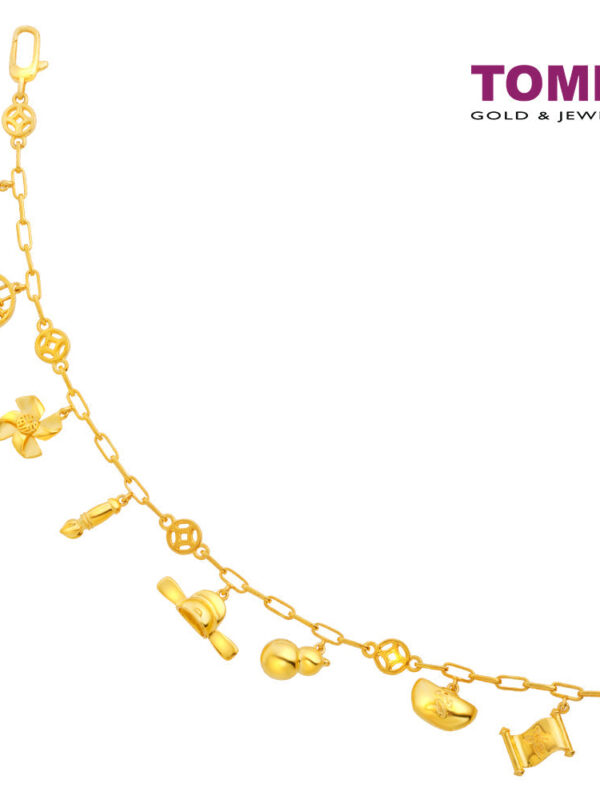 TOMEI The Glorious Culture Bracelet, Yellow Gold 916