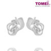 Tomei White Gold 585 (14K) Diamond Earrings (E1487)
