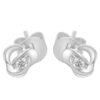 Tomei White Gold 585 (14K) Diamond Earrings (E1487)