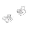 Tomei White Gold 585 (14K) Diamond Earrings (E1018)