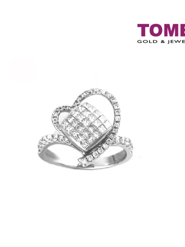 TOMEI Ring, Diamond White Gold 750 (R-CR3458W)