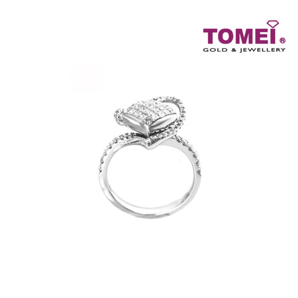 TOMEI Ring, Diamond White Gold 750 (R-CR3458W)