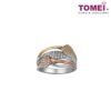 Tri-Tone Trifoliate in Treble Splendour Ring | Love Above All Collection | Tomei White Gold Rose Gold & Yellow Gold 750 (18K) (R4745)