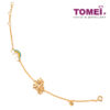 TOMEI Rainbow Unicorn Bracelet, Yellow Gold 916