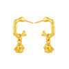 TOMEI X Xifu Rose Series Earrings, Yellow Gold 999 (5D)