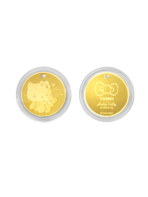 TOMEI X SANRIO Hello Kitty Gold Coin 5GM, Yellow Gold 9999
