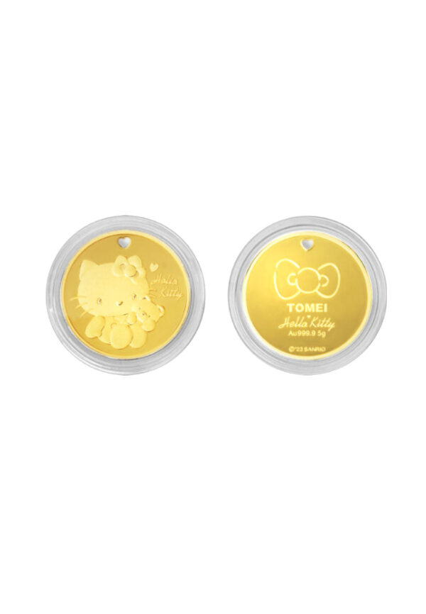 TOMEI X SANRIO Hello Kitty Gold Coin 5GM, Yellow Gold 9999