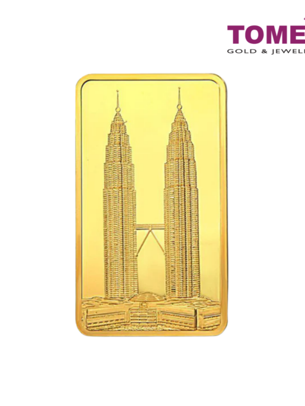 [Tomei Exclusive] KLCC Twin Towers Gold Bar | Fine Gold 9999 (TW-20G)