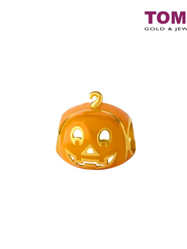 TOMEI Smiling Jack-o'-Lantern Pumpkin | Yellow Gold 916 (22K)