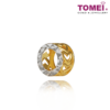 [TOMEI Online Exclusive] Dual-Tone Roll of Love 2-Way Charm, Yellow Gold 916