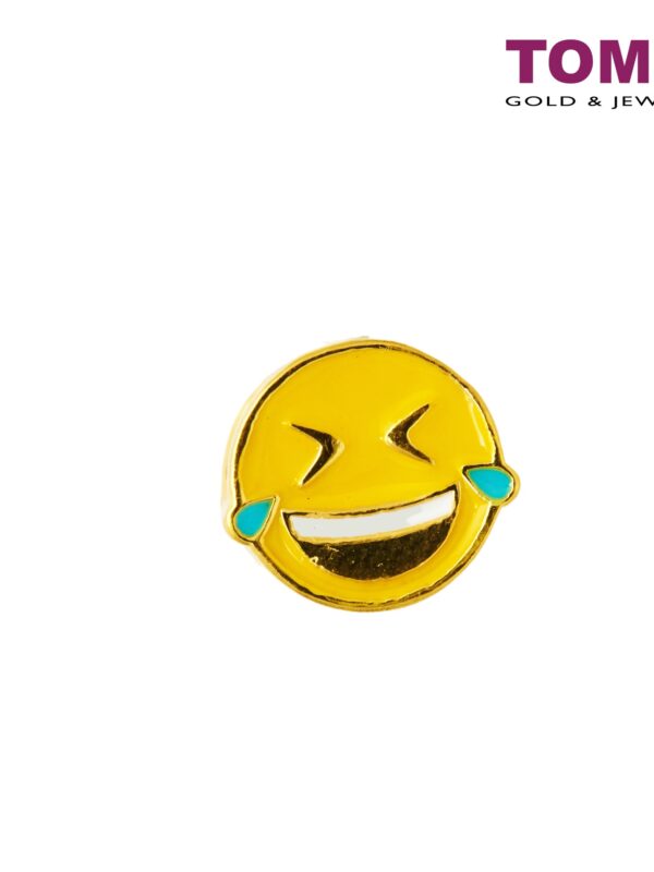 TOMEI [Online Exclusive] Love & Laughter Emoji Charm | Yellow Gold 916