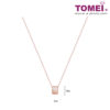 TOMEI Rouge Collection Nacre Enchanting Necklace, Rose Gold 750