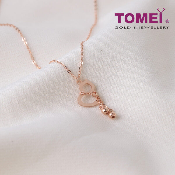 TOMEI Rouge Collection Hulu Necklace I Rose Gold 750 (18K)