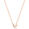 TOMEI Rouge Collection Pearl Necklace, Rose Gold 750