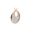 TOMEI Rouge Collection My Putri Oval Pendant, Rose Gold 750