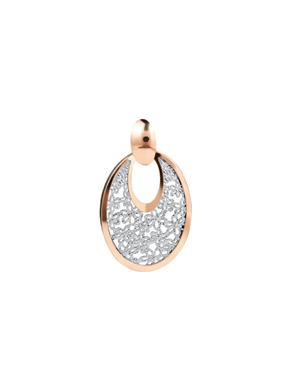 TOMEI Rouge Collection My Putri Oval Pendant, Rose Gold 750