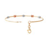 TOMEI Tri-Tones Bead Bunches Bangle, Gold 585