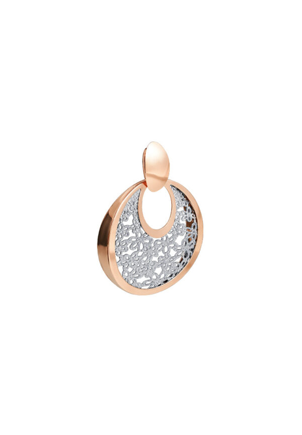 TOMEI Rouge Collection My Putri Circle Pendant, Rose Gold 750