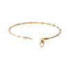 TOMEI Tri-Tones Bamboo Bead Bangle, Gold 585