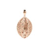 TOMEI Rouge Collection My Putri Pendant, Rose Gold 750