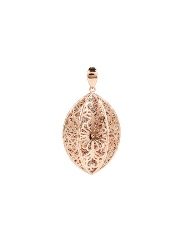 TOMEI Rouge Collection My Putri Pendant, Rose Gold 750