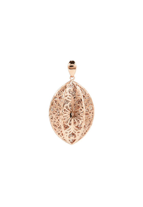 TOMEI Rouge Collection My Putri Pendant, Rose Gold 750