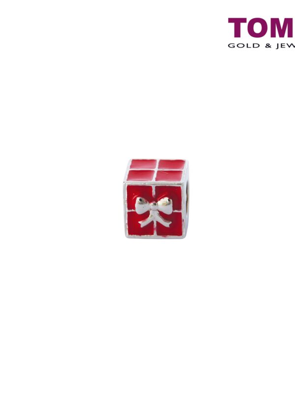 TOMEI The Ravishing Red Box of Surprises Charm | White Gold 585 (14K) (P5879)