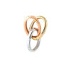 TOMEI Tri-Tone Pendant of Trebly Terrific Trio, Diamond White Gold, Rose Gold & Yellow Gold 750 (P6141)