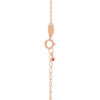 TOMEI Sweet Pea Jadeite Pendant, Rose Gold 750