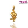 TOMEI Sweet Blessings Rabbit Pendant, Yellow Gold 916