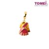 TOMEI Stunning Saree Charm | 1 Malaysia | Yellow Gold 916 (22K)