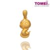 TOMEI Sweet Blessings Snake Pendant, Yellow Gold 916