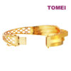 TOMEI Sri Puteri Vogue Bangle, Yellow Gold 916