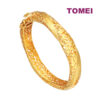 TOMEI Sri Puteri Blossom Bangle, Yellow Gold 916