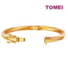 TOMEI Sri Puteri Slender Elegant Bangle, Yellow Gold 916