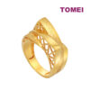 TOMEI Sri Puteri Vogue Ring, Yellow Gold 916