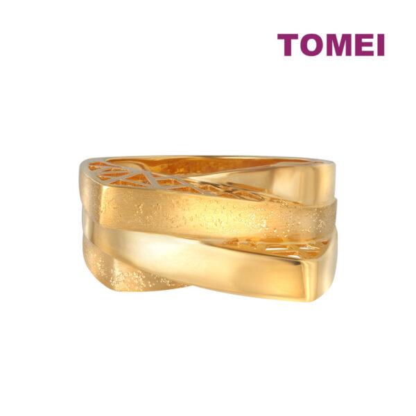 TOMEI Sri Puteri Vogue Ring, Yellow Gold 916