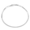 TOMEI Wave Bangle, Diamond White Gold 750