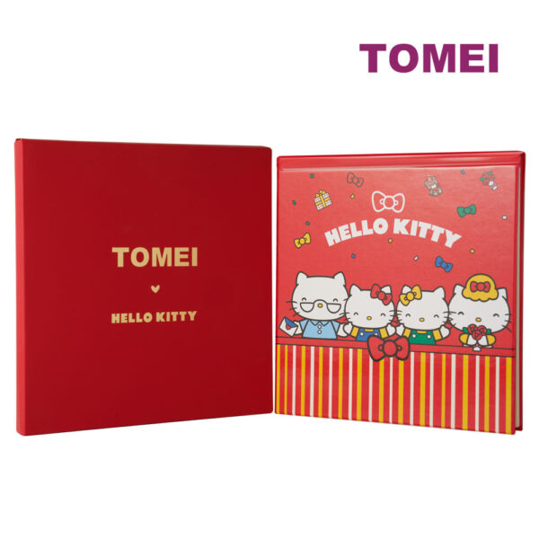 TOMEI x SANRIO Hello Kitty Happy Birthday Gold Foil, Yellow Gold 9999 (HK-HB01)(1G)